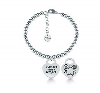 feelings BRACCIALI ACCIAIO fe01ab