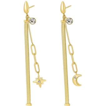 Brosway Bracciale Donna Chant In Acciaio 316L E Cristalli, Conchiglie E Stelle Marine – BAH69