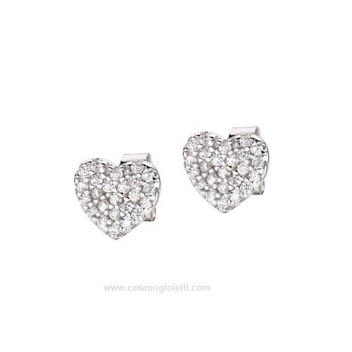 Orecchini Amen "Goccia Di Amore" In Argento 925 Con Zirconi - EGOBBBZ
