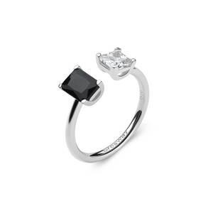 Esprit Anello Donna In Argento 925 Rodiato Con Zirconi Bianchi, Peso 4 G, Elegante Confezione Regalo