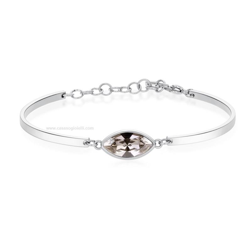 Brosway Bracciale Donna Chakra In Acciaio 316L Con Cristallo Swarovski - Diametro 70 Mm, Ipoallergenico
