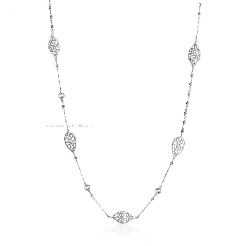 Brosway Collana Ribbon In Acciaio Con Cristalli - Lunga BBN17, Regalo Per Lei