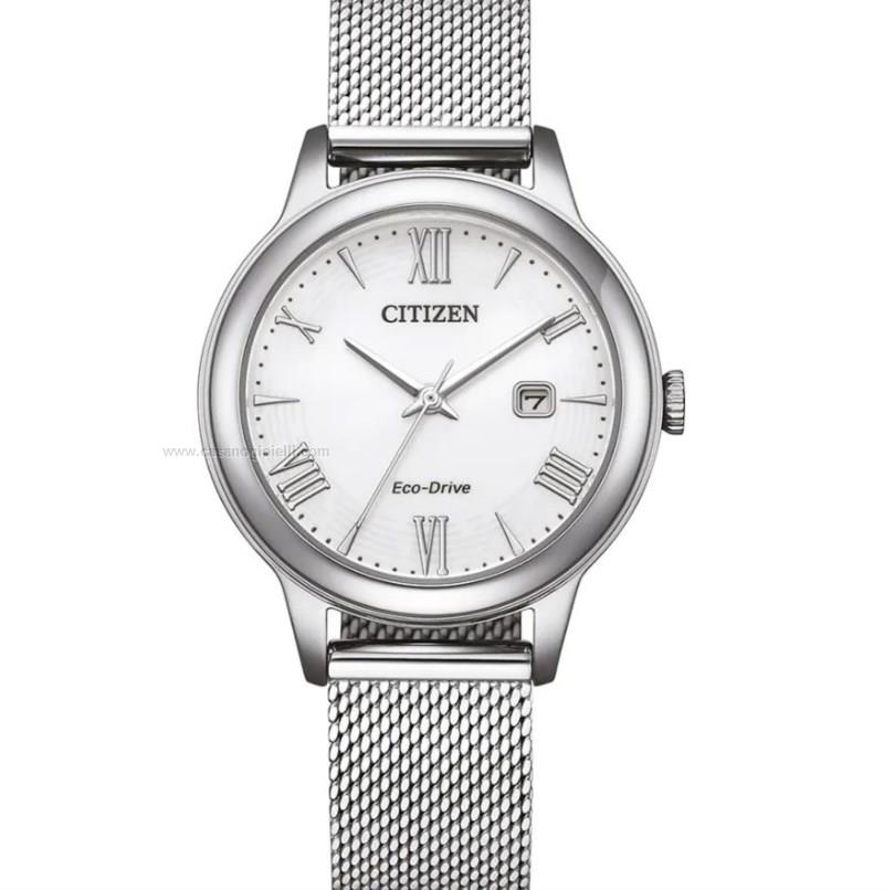 Citizen Orologio Donna Eco-Drive Analogico - Cinturino In Acciaio Inox E Movimento Al Quarzo
