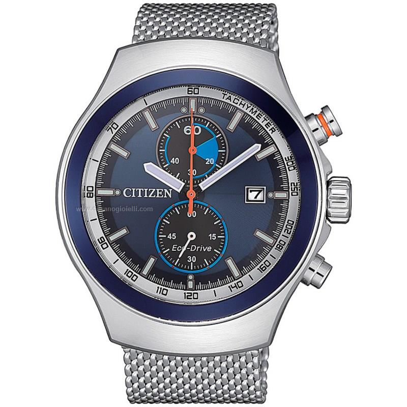 Orologio Eco drive Uomo CITIZEN Of collection crono Ca7011-83l Cronografo  43 mm Acciaio - Gioielleria Casano