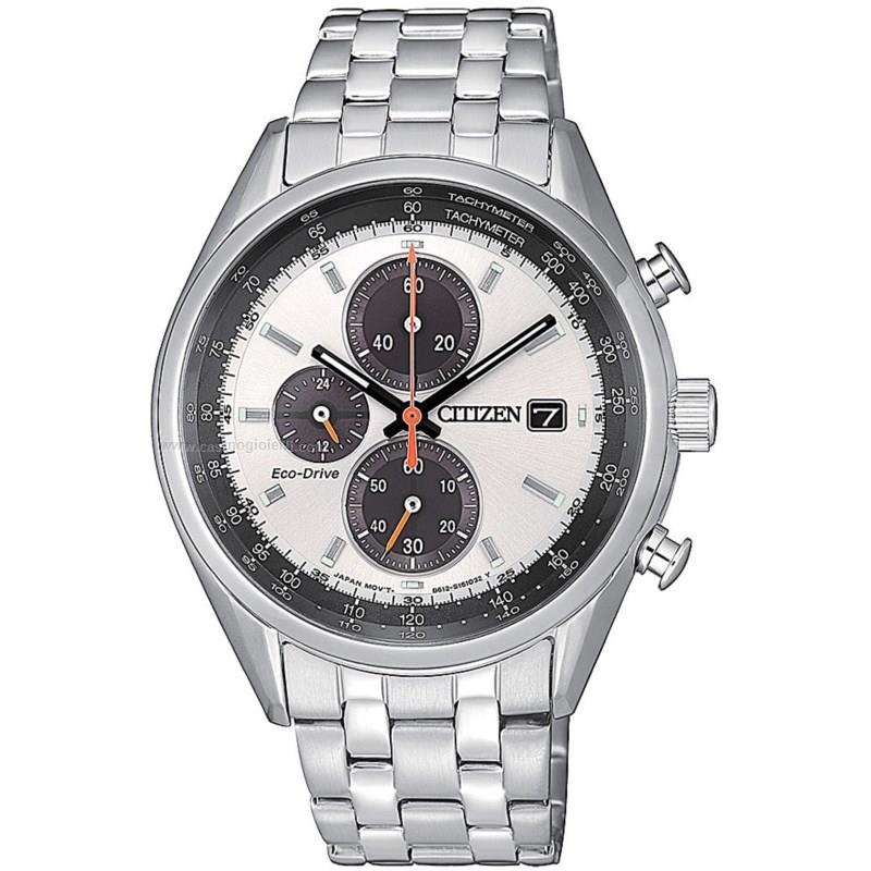 Orologio Eco drive Uomo CITIZEN Of collection crono Ca0451-89a Cronografo  40 mm Acciaio - Gioielleria Casano
