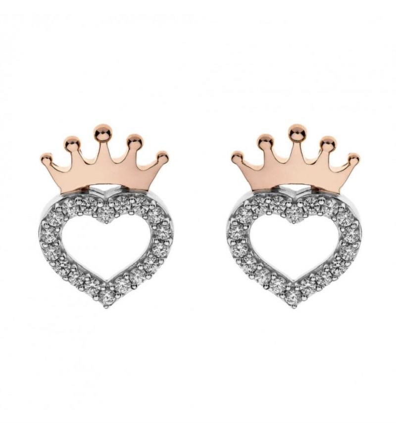 Orecchini Bambina DISNEY Earrings Es00005tzwl.cs Argento 925°° Argento  rosato Argento 925°° Zirconi - Gioielleria Casano