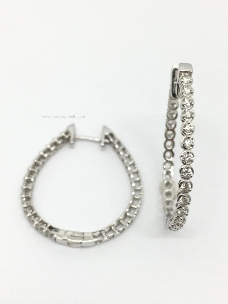 Orecchini Donna In Oro Giallo 9K (375) Con Zirconia Cubica – Eleganti, Confezione Regalo Di Lusso