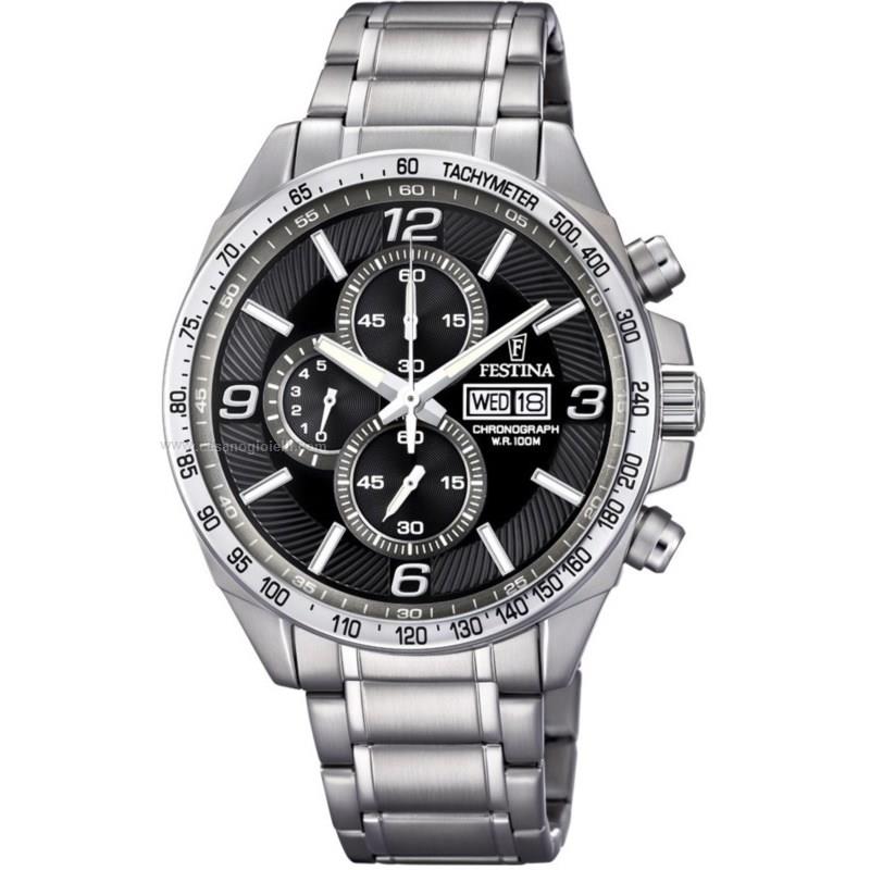 Orologio Quarzo Uomo FESTINA Cronografo F6861/4 Cronografo 45 mm Acciaio -  Gioielleria Casano