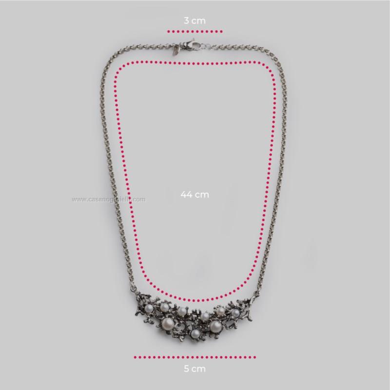 DOOLY Set Gioielli Gatto In Argento 925 – Collana E Orecchini Con Zirconi Per Donna – Regalo Per Lei