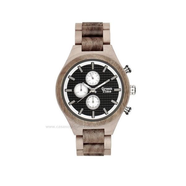 Orologio Quarzo Uomo GREEN TIME Legno Zw101b Cronografo 45 mm Legno -  Gioielleria Casano