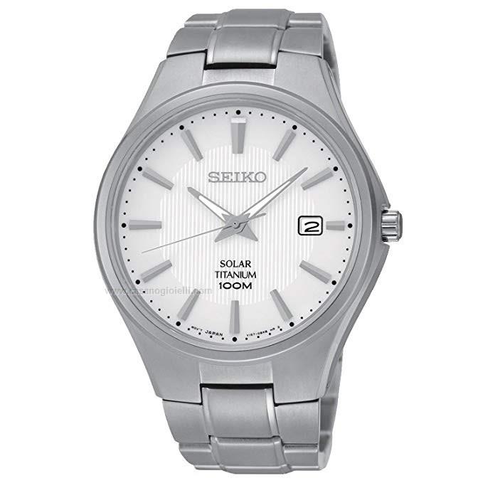 Orologio Solare Uomo Seiko Titanio Sne375p1 40 mm Titanio - Gioielleria  Casano