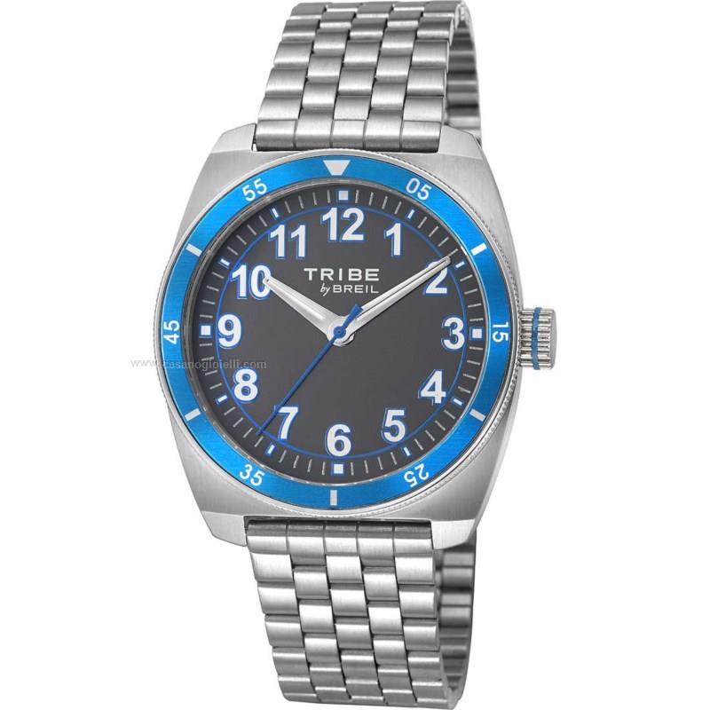 Orologio Quarzo Uomo TRIBE BY BREIL Rise Ew0170 Solo tempo 39 mm Acciaio -  Gioielleria Casano